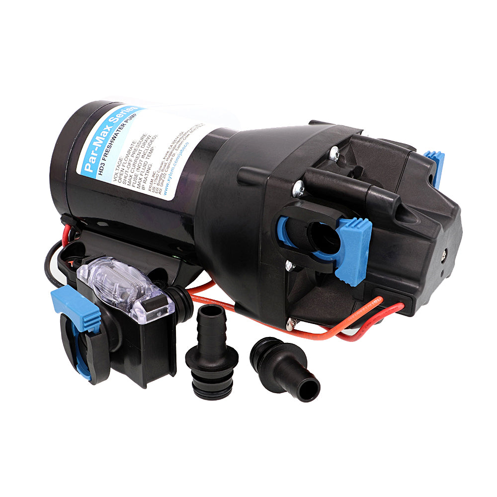 Jabsco ParMax HD3 Heavy Duty Water Pressure Pump  12V  3 GPM  40 PSI Q301J115S3A