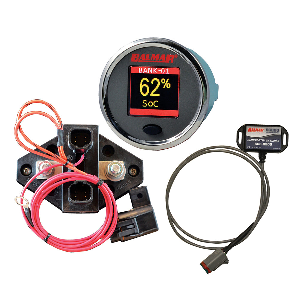 Balmar SG210 Battery Monitor Kit wDisplay Shunt Gateway SG210