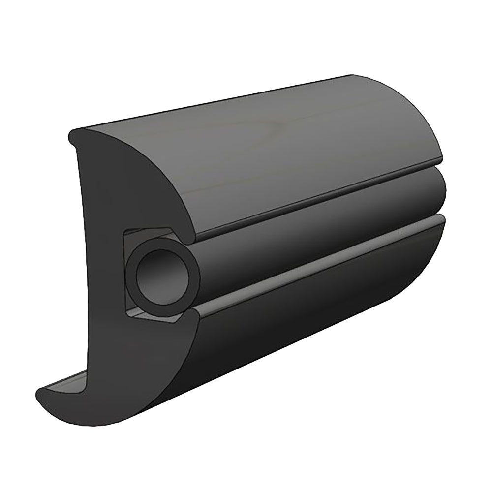 TACO Flexible Vinyl Black Rub Rail 1116 x 178 50L V112423BKA501