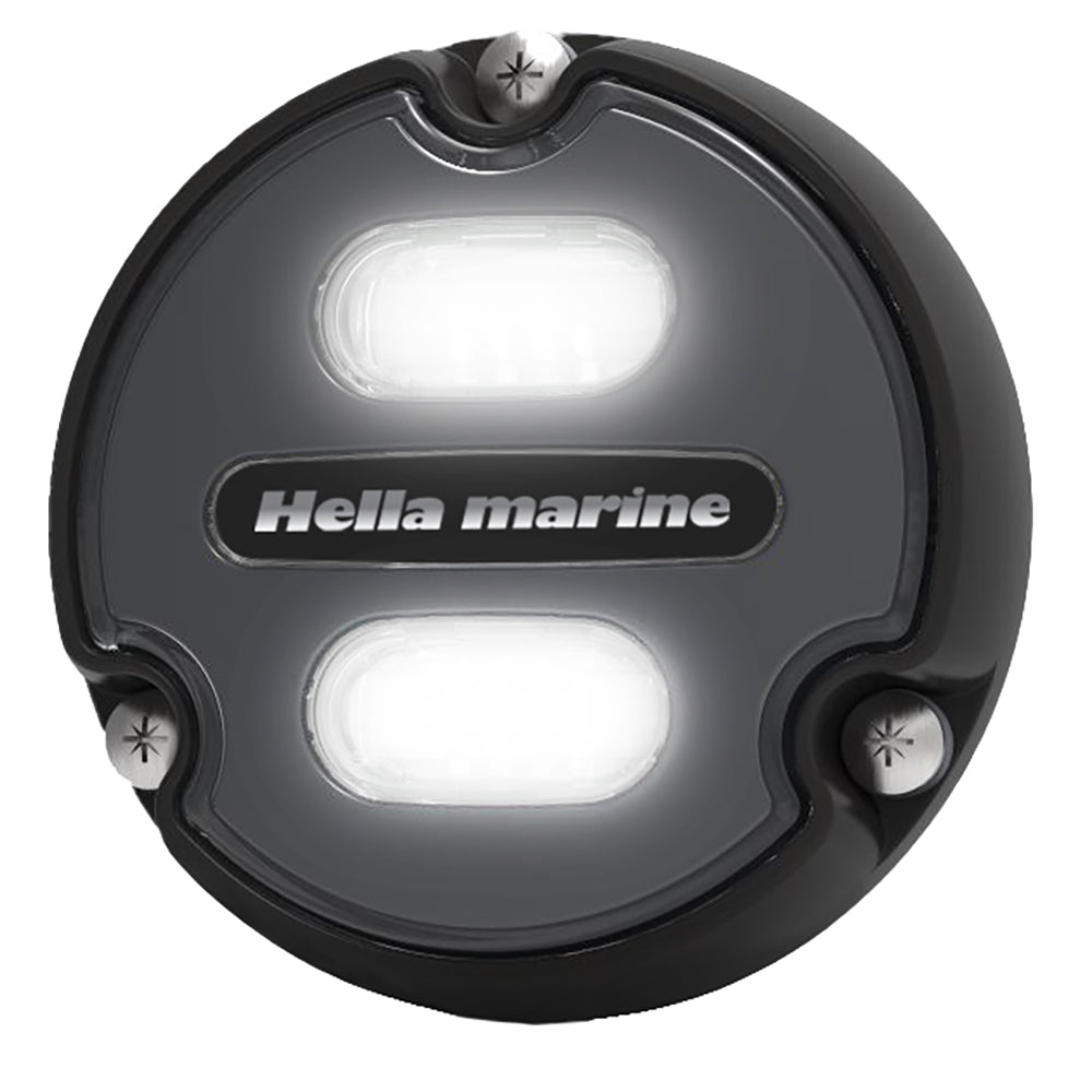 Hella Marine Apelo A1 Blue White Underwater Light  1800 Lumens  Black Housing  Charcoal Lens 016145001