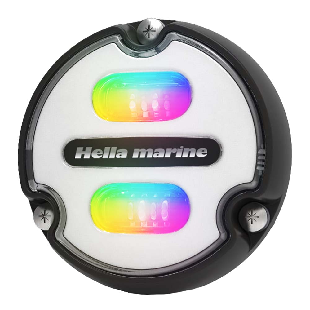Hella Marine Apelo A1 RGB Underwater Light  1800 Lumens  Black Housing  White Lens 016146011