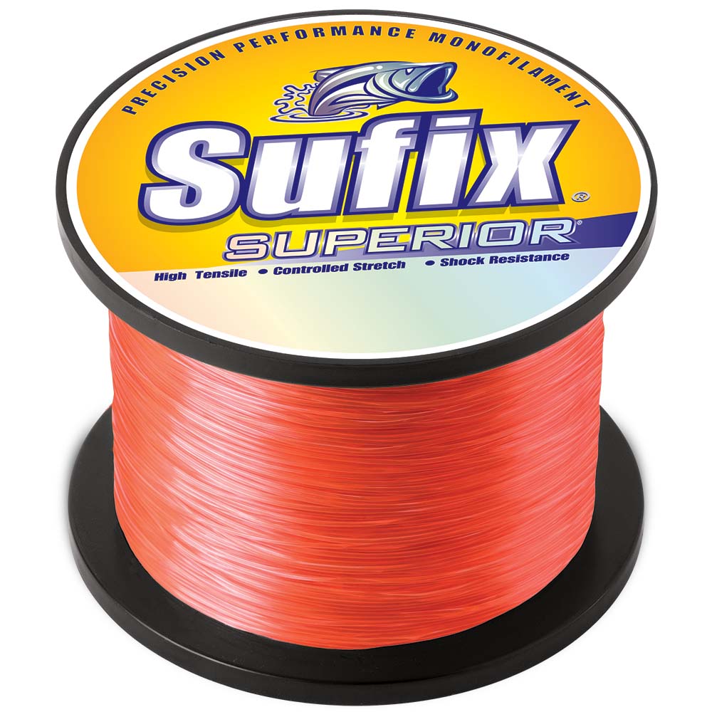 Sufix Superior Neon Fire Monofilament  12lb  1100 yds 636112