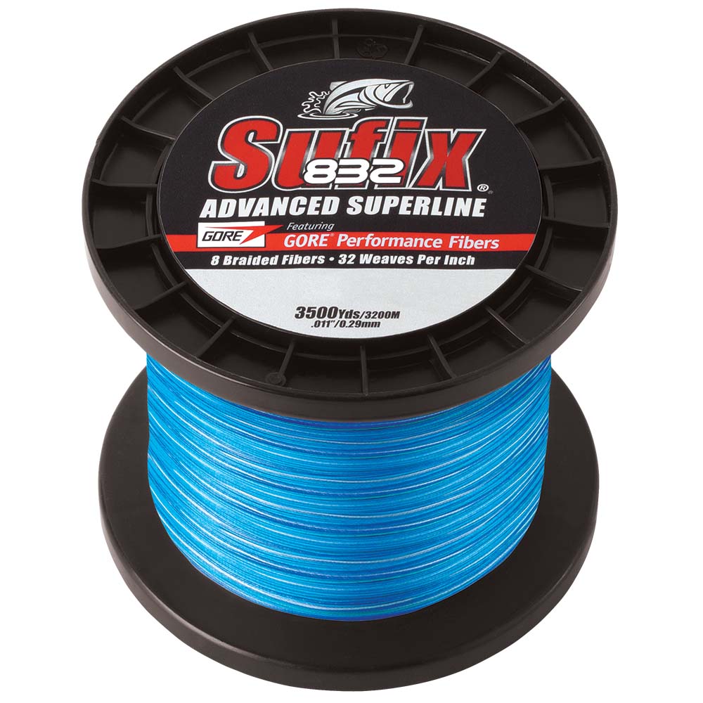 Sufix 832 Advanced Superline Braid  15lb  Coastal Camo  3500 yds 660415CC