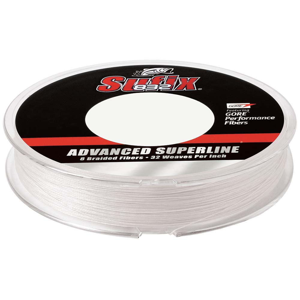 Sufix 832 Advanced Superline Braid  30lb  Ghost  150 yds 660030GH