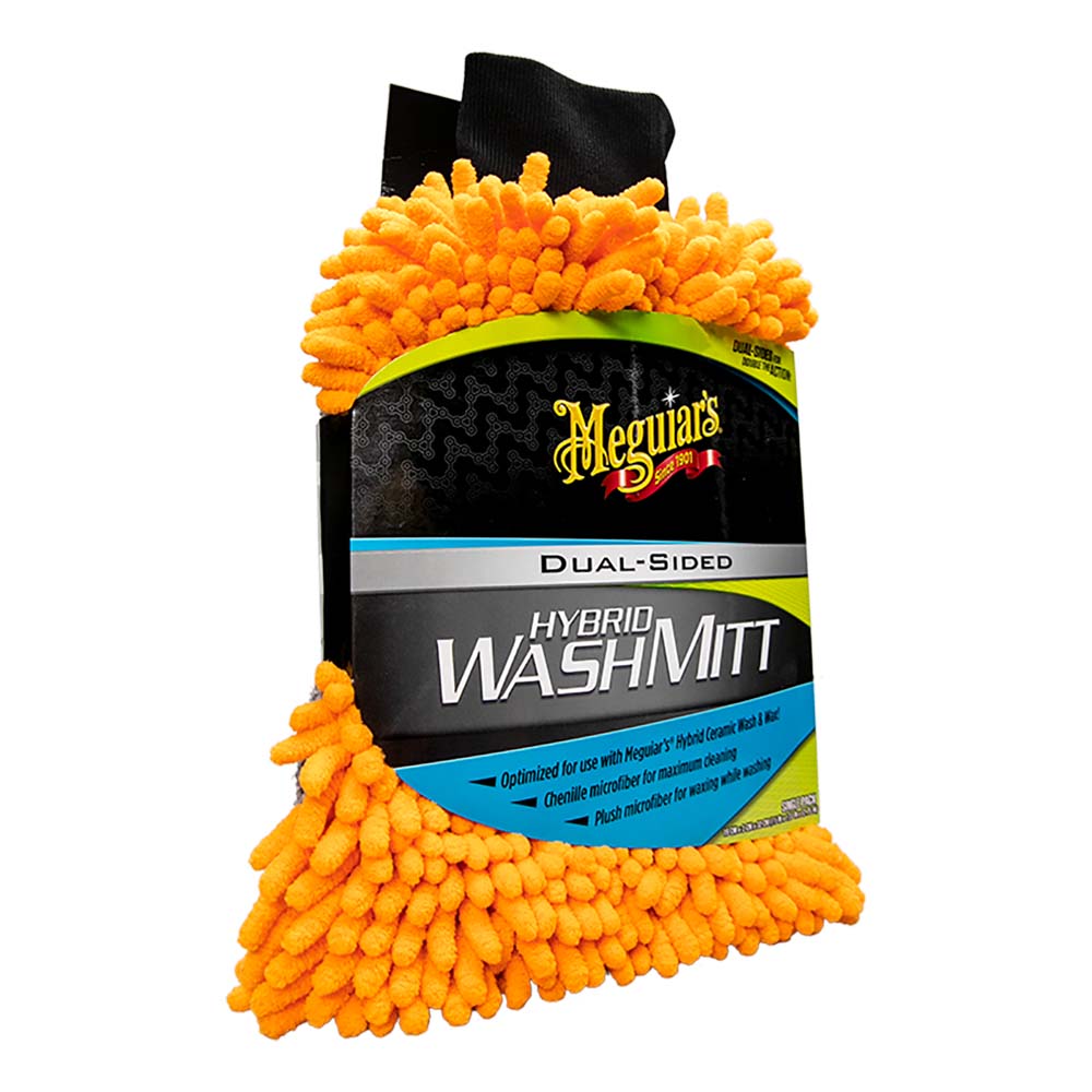 Meguiars Hybrid Wash Mitt  Extremely Plush Microfiber Wash Mitt fGently Waxing While Washing X210200
