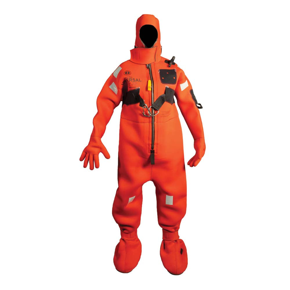 Mustang Neoprene Cold Water Immersion Suit wHarness  Red  Adult Oversized MIS240HR40209