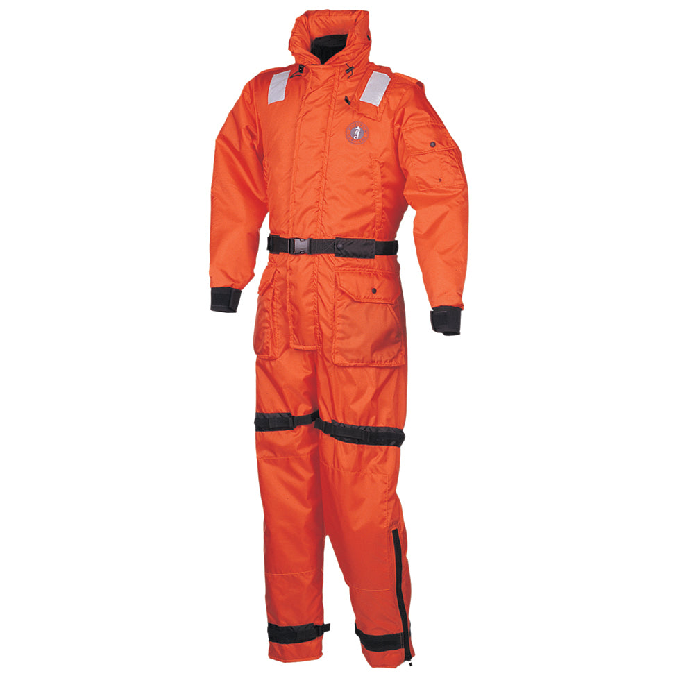 Mustang Deluxe AntiExposure Coverall  Work Suit  Orange  Medium MS21752M206