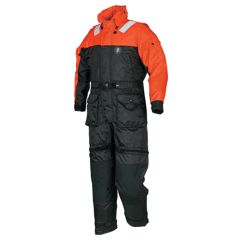 Mustang Deluxe AntiExposure Coverall  Work Suit  OrangeBlack  Medium MS217533M206