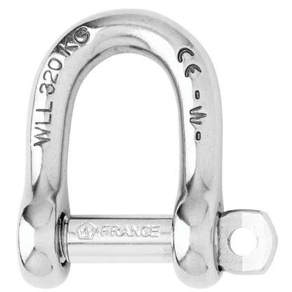 Wichard SelfLocking D Shackle  Diameter 4mm  532 1201W