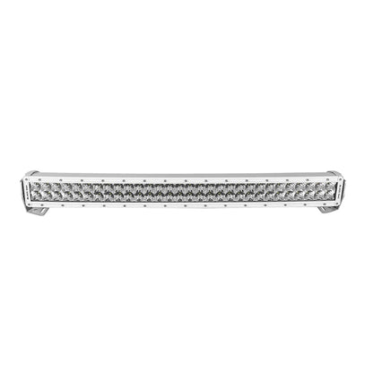Black Oak Pro Series 30 Curved Double Row 30 LED Light Bar  Combo Optics  White Housing 30CCMD5OS