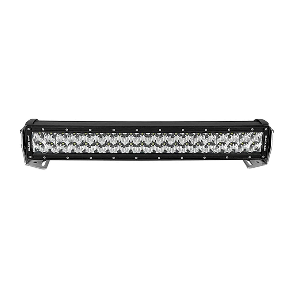 Black Oak Pro Series 30 Curved Double Row 20 LED Light Bar  Combo Optics  Black Housing 20CCD5OS