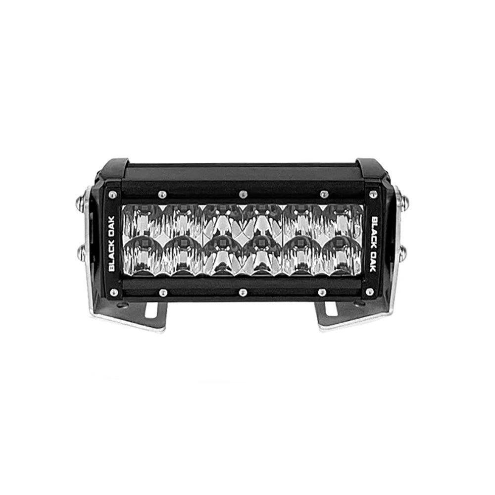 Black Oak Pro Series 30 Double Row 6 LED Light Bar  Combo Optics  Black Housing 6CD5OS
