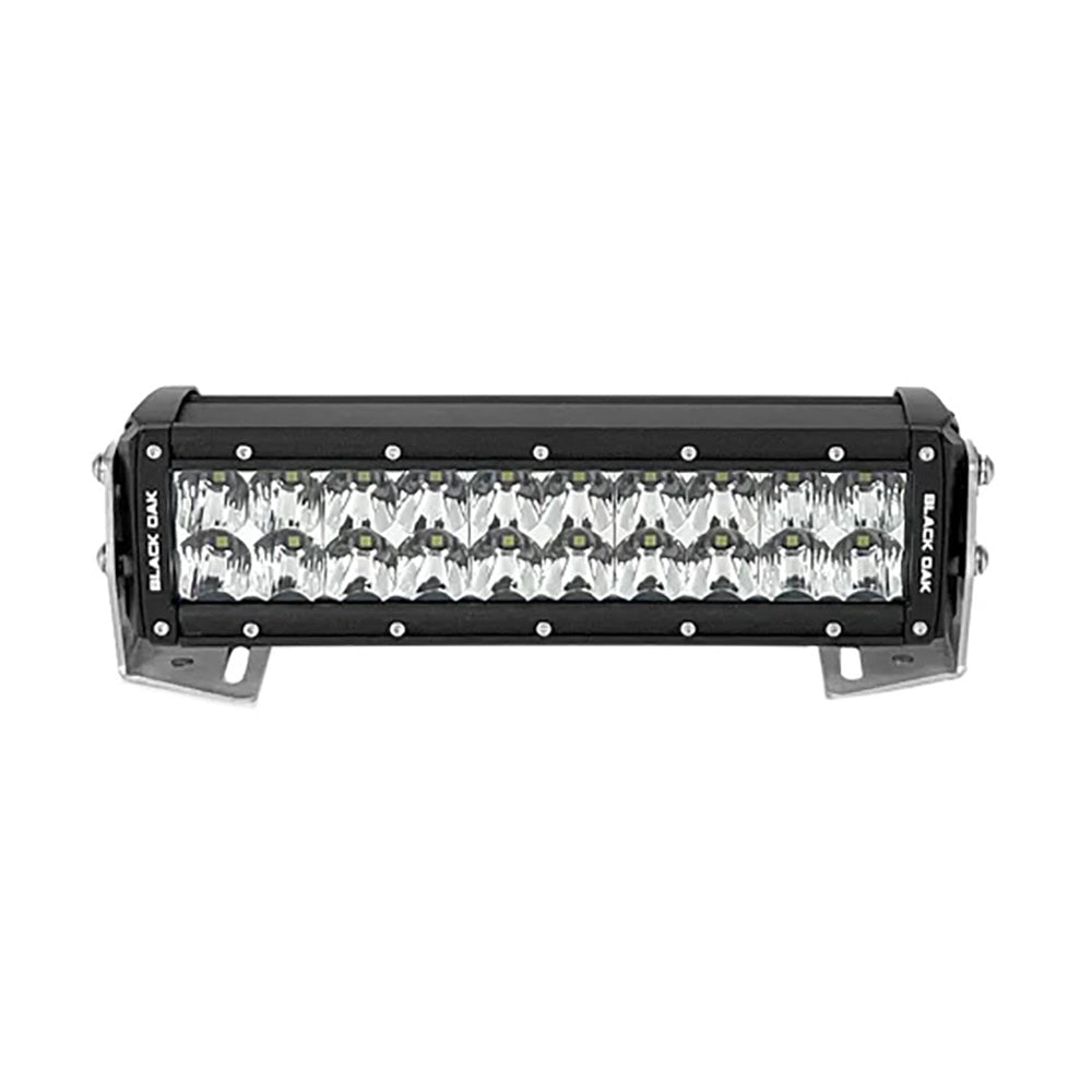 Black Oak Pro Series 30 Double Row 10 LED Light Bar  Combo Optics  Black Housing 10CD5OS