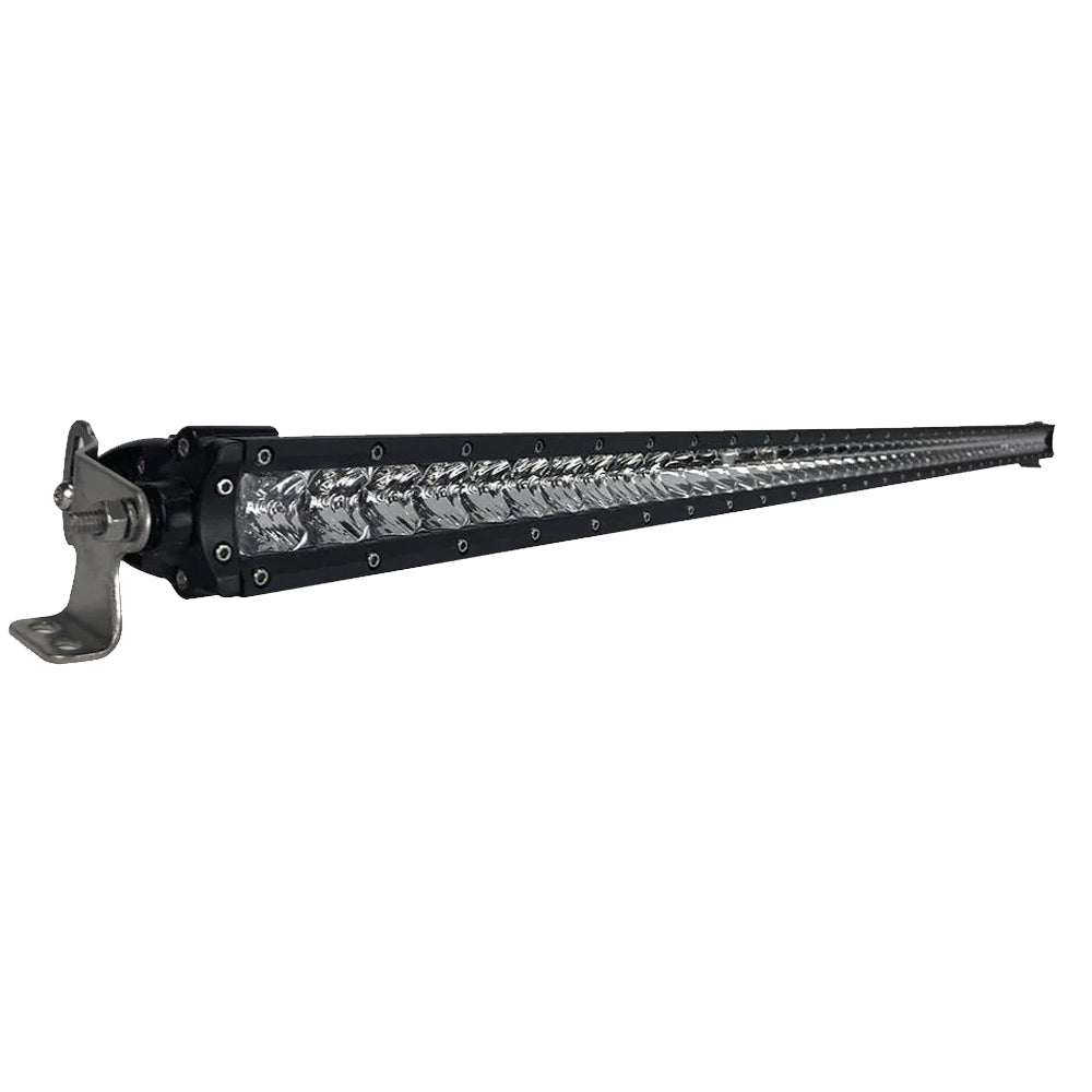 Black Oak 50 Single Row LED Light Bar  Combo Optics  Black Housing  Pro Series 30 50CS5OS
