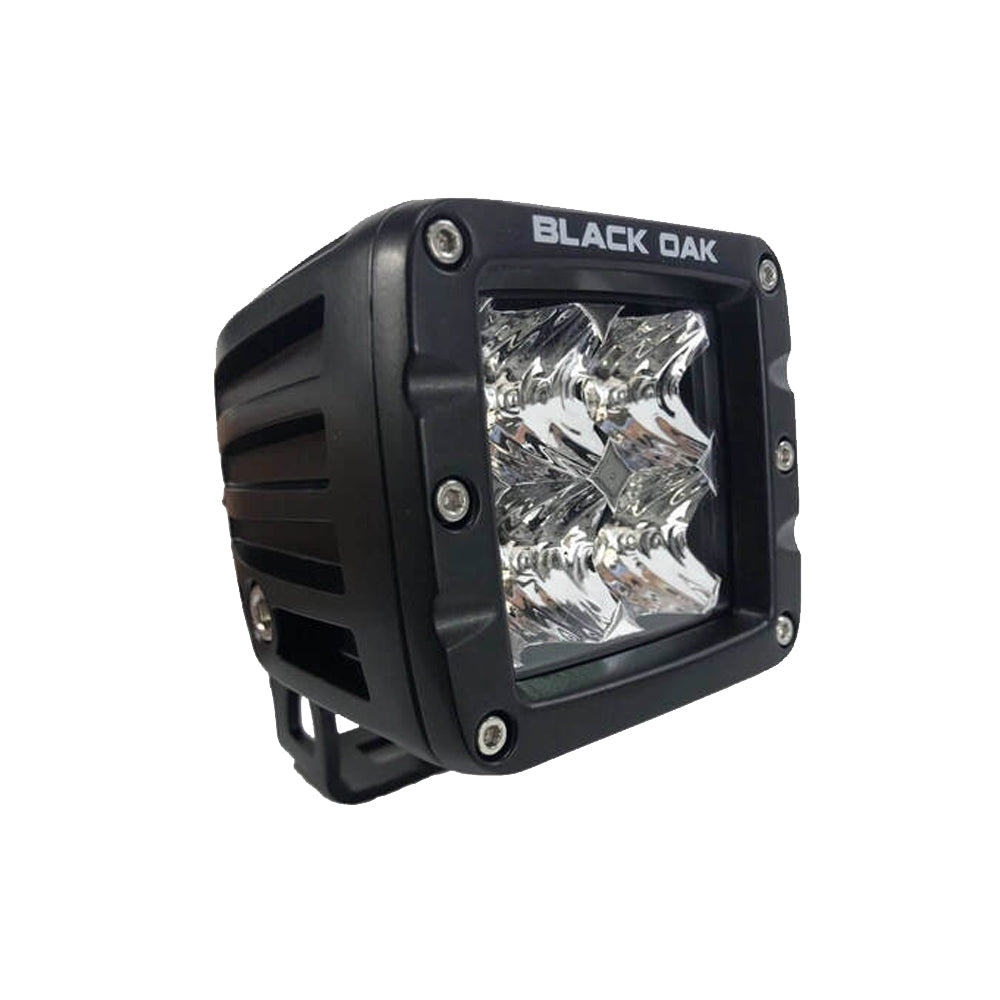Black Oak 2 LED Pod Light  Flood Optics  Black Housing  Pro Series 30 2FPOD10CR