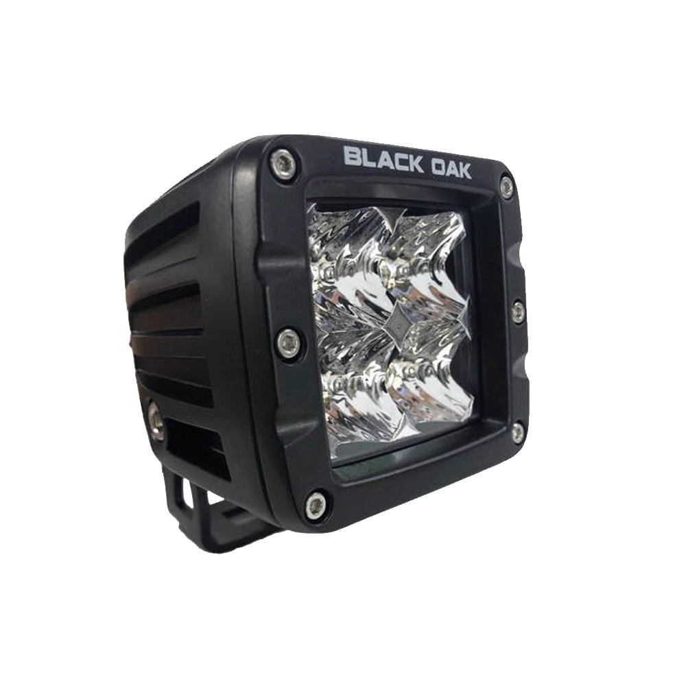 Black Oak 2 LED Pod Light  Spot Optics  Black Housing  Pro Series 30 2SPOD10CR