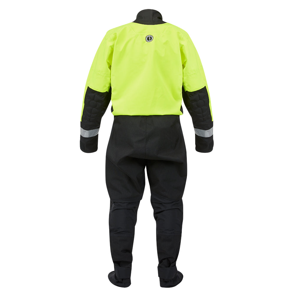 Mustang MSD576 Water Rescue Dry Suit  Fluorescent Yellow GreenBlack  XXL MSD57602251XXL101