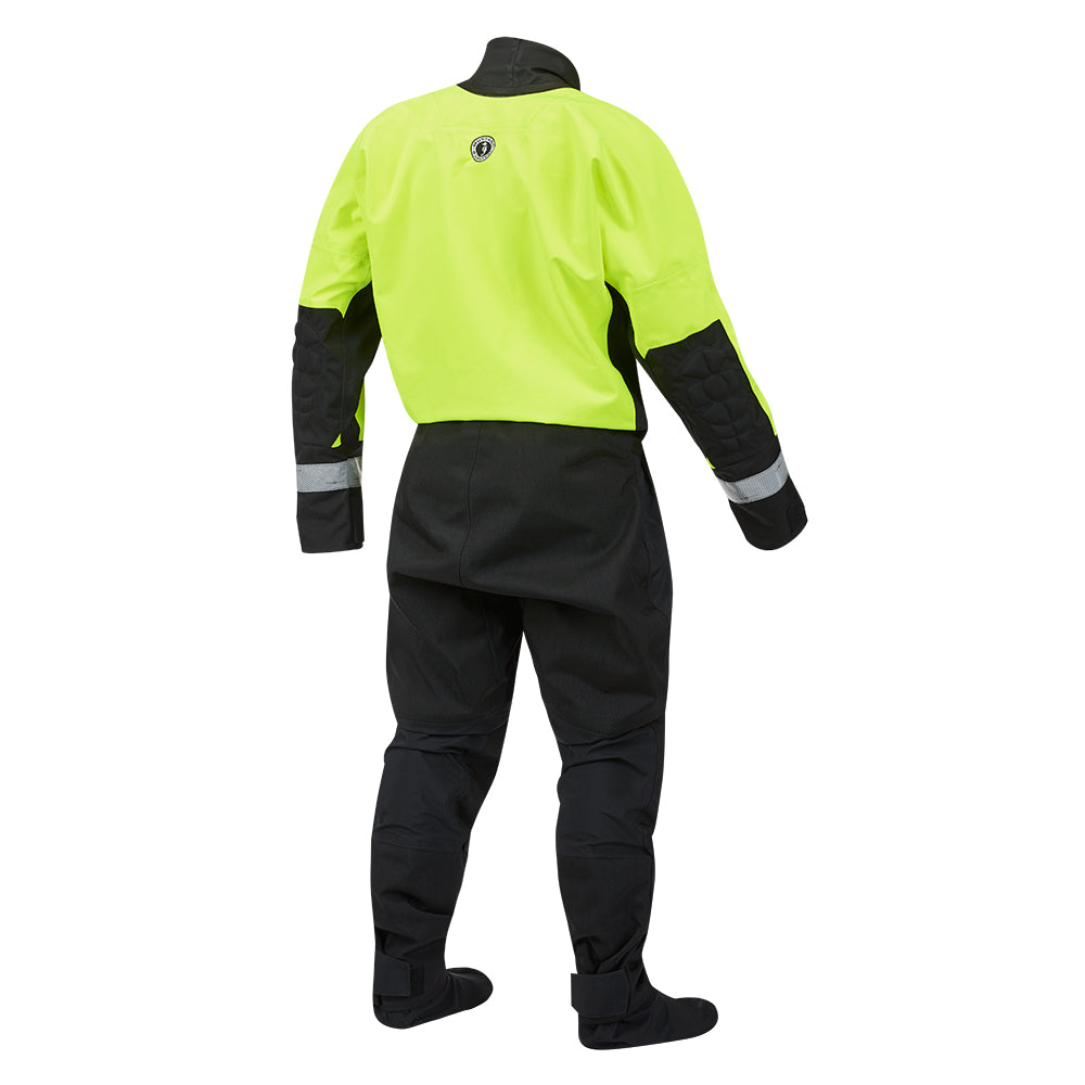 Mustang MSD576 Water Rescue Dry Suit  Fluorescent Yellow GreenBlack  XXL MSD57602251XXL101