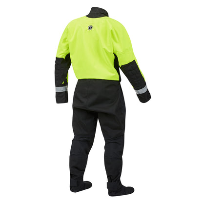 Mustang MSD576 Water Rescue Dry Suit  Fluorescent Yellow GreenBlack  XXL MSD57602251XXL101