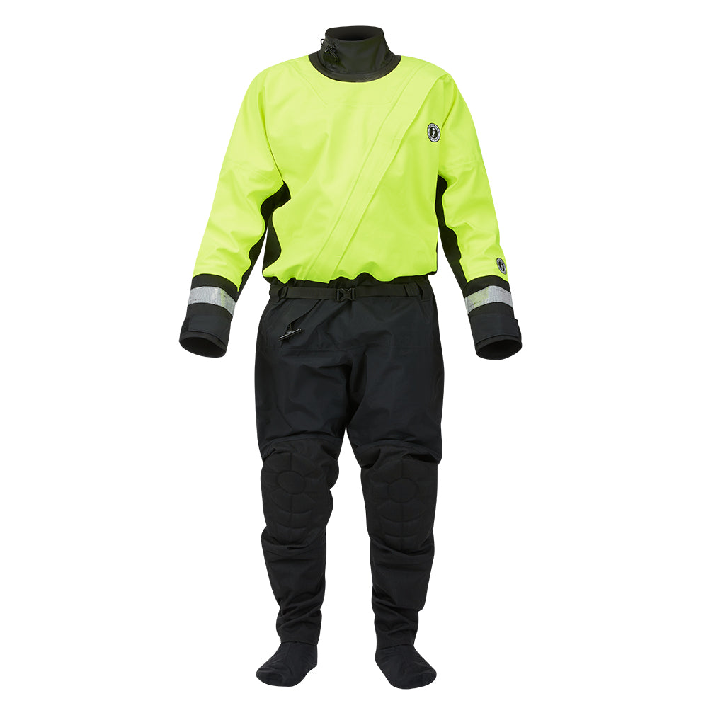 Mustang MSD576 Water Rescue Dry Suit  Fluorescent Yellow GreenBlack  XXL MSD57602251XXL101