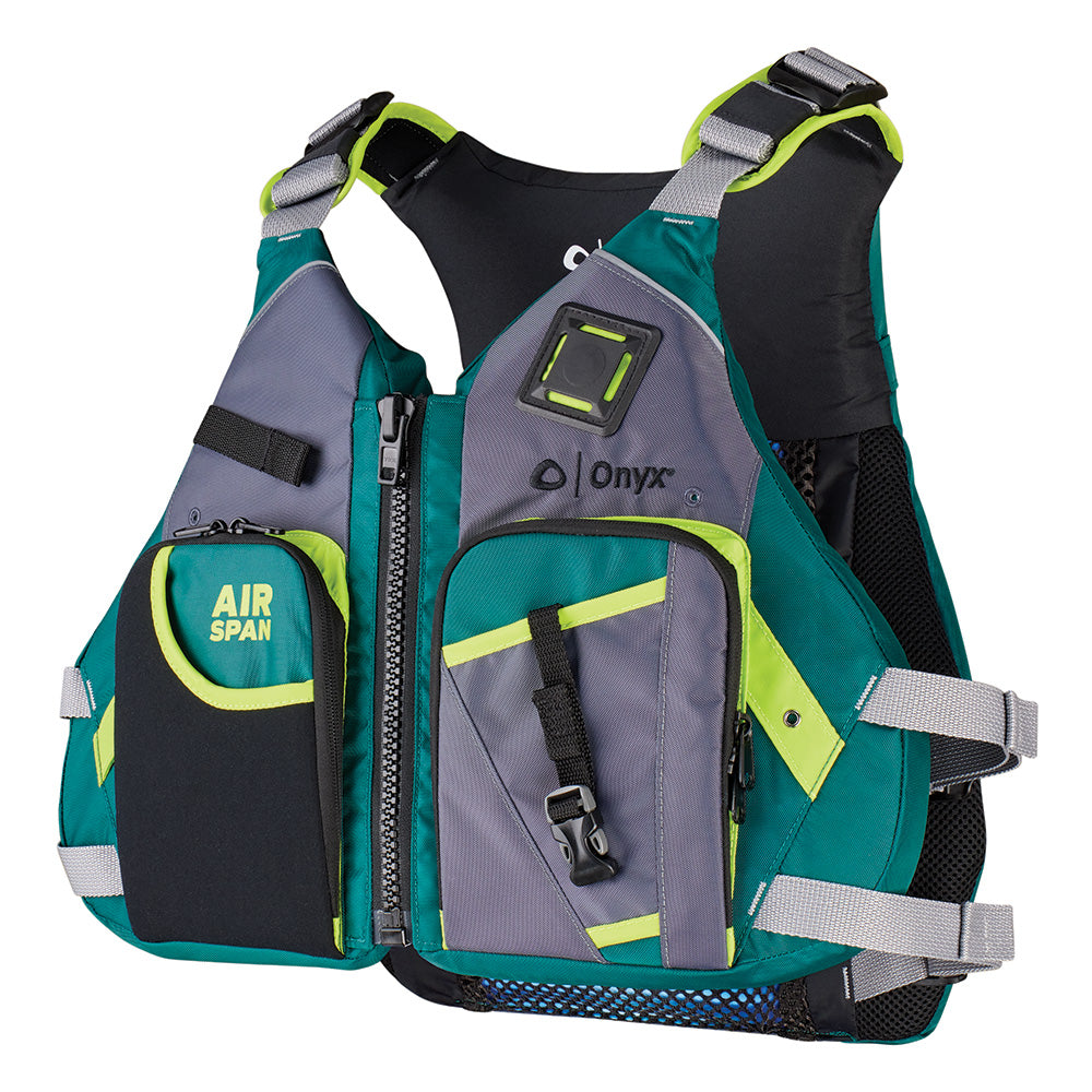 Onyx Airspan Angler Life Jacket  XL2X  Green 12320040006023
