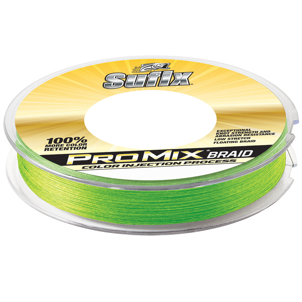 Sufix ProMix Braid  10lb  Neon Lime  300 yds 630110L