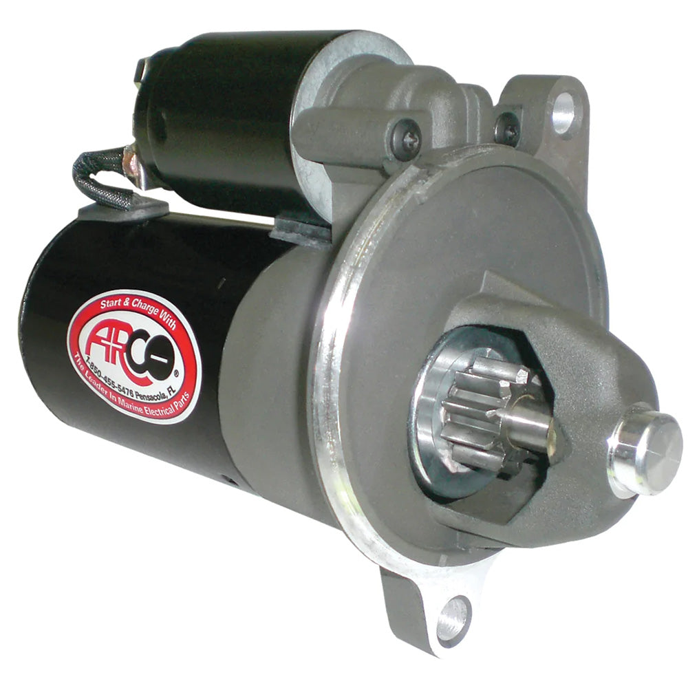 ARCO Marine HighPerformance Inboard Starter wGear Reduction  Permanent Magnet  Clockwise Rotation Late Model 70125