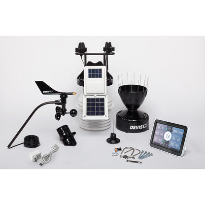Davis Vantage Pro2 Wireless Weather Station wWeatherLink Console 24hr Fan Aspirated Radiation Shield UV  Solar Sensors