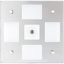 SeaDog Square LED Mirror Light wOnOff Dimmer  White  Blue 4018403